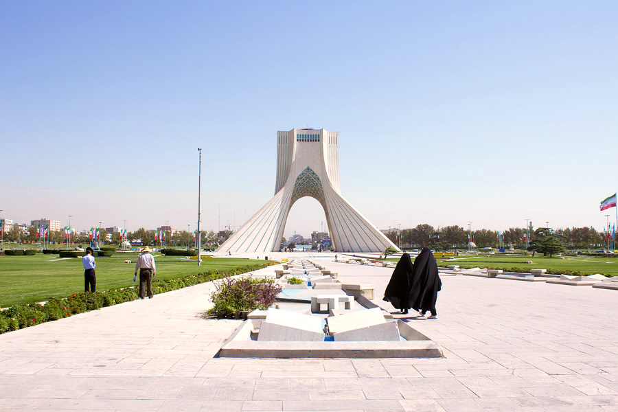 Azadi Tower in Tehran