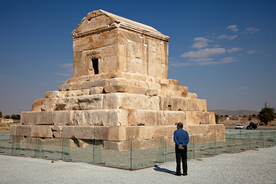 King Cyrus Tomb In Pasargad